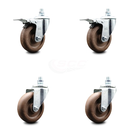 Service Caster Atosa 301990022 Caster Replacement Set - Atosa Range ATO-SCC-TSTTL20S414-GFNS-M1210-2-S-2
